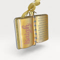 Isaiah 9:6 Bible blown glass Christmas ornament