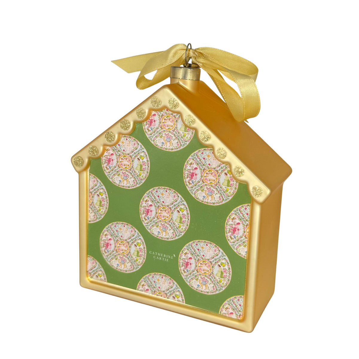 Nativity Blown Glass Christmas Ornament by Catherine Cartie – 2026