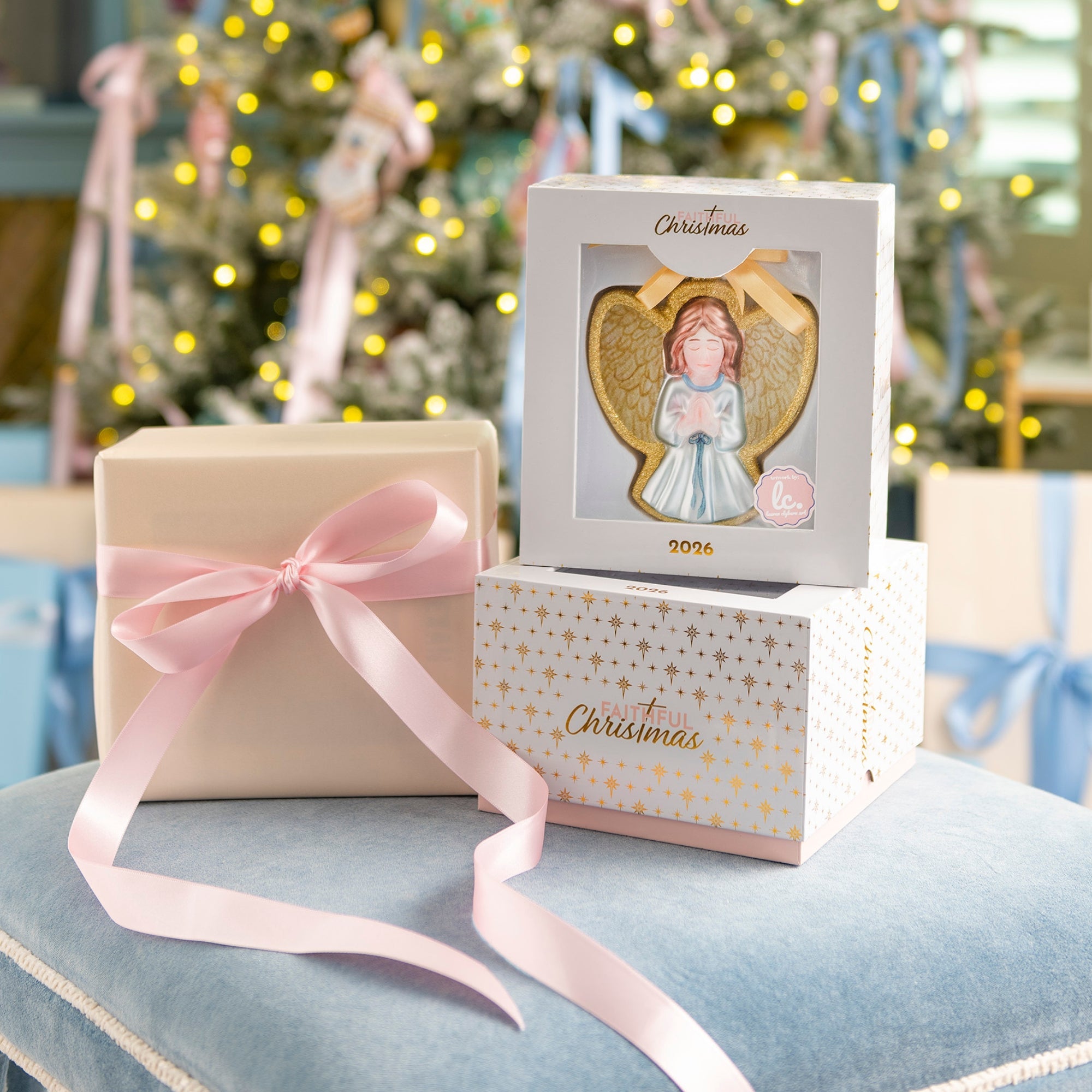 Lauren Clyburn Angel Blown Glass Christmas Ornament – 2026