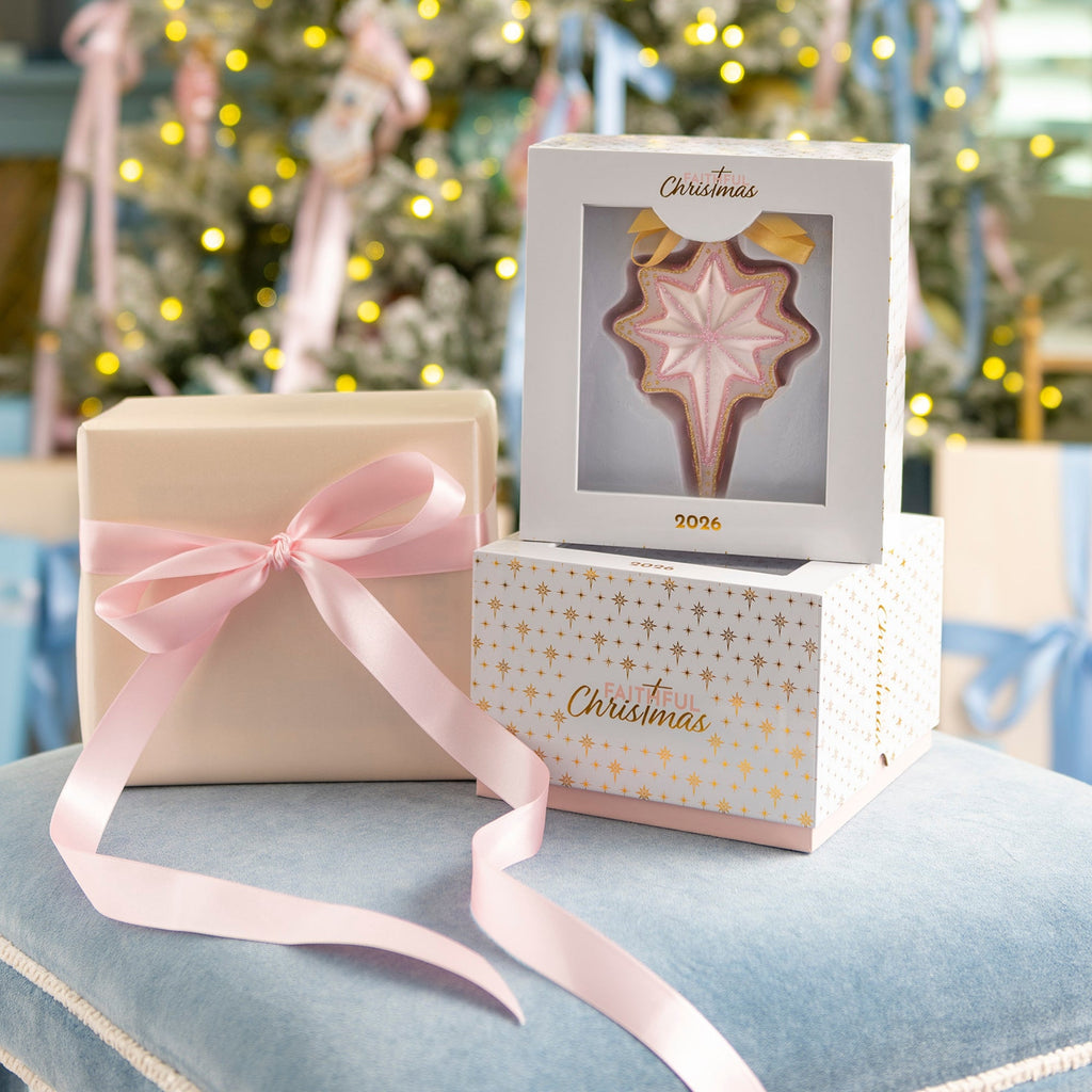 Bethlehem Star Christian Christmas tree ornament