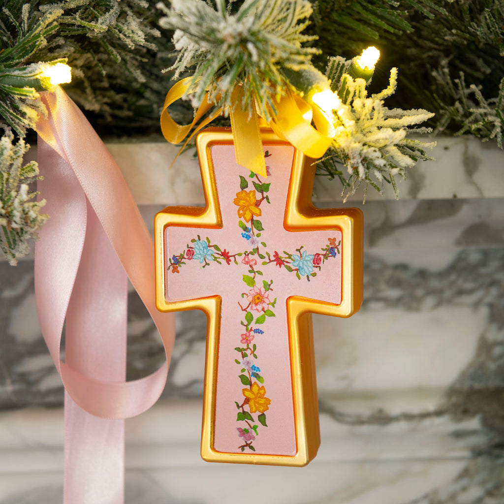 Lauren Clyburn Cross Blown Glass Christmas Ornament – 2026